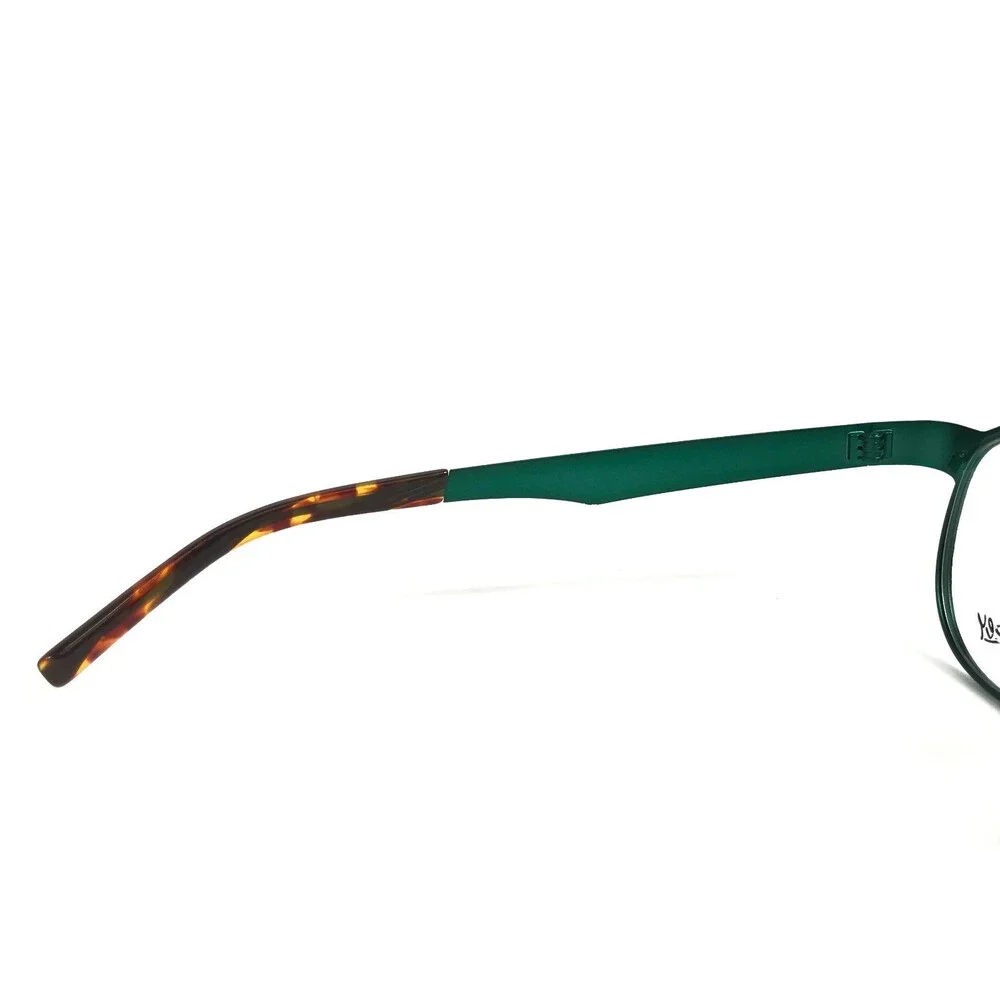 J.F. Rey Eyeglasses Frames JF2600 4949 Matte Green Textured Ribbed 43-25-135